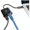Eaton Tripp Lite U436-06N-GB-C USB-C naar Gigabit Ethernet-adapter met USB-C PD-laadfunctie - Thunderbolt 3 - zwart