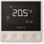 Eberle ATR 4800 AP programmeerbare klokthermostaat voor ruimte- en vloertemperatuurregeling, opbouwmontage, 230 V AC, 10 A, weekprogramma, LCD-achtergrondverlichting, zuiver wit 567194458600