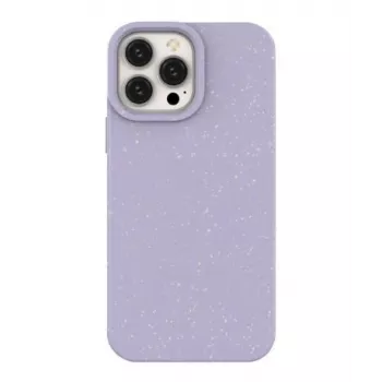 Eco Apple iPhone 14 Pro Max siliconen afbreekbaar hoesje paars
