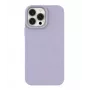 Eco Apple iPhone 14 Pro Max siliconen afbreekbaar hoesje paars