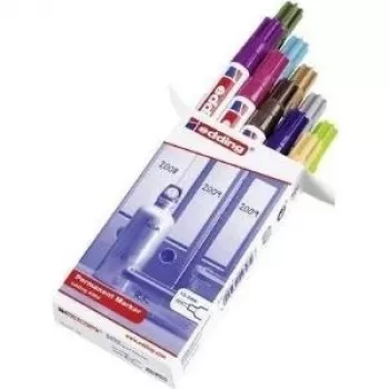 Edding 3000 permanentmarker-set, verschillende kleuren, ronde punt 1,5-3 mm, 10-pack 4-300009