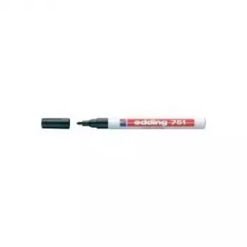 Edding e-751 glanslakmarker zwart 1-2 mm 04BLK751-1001