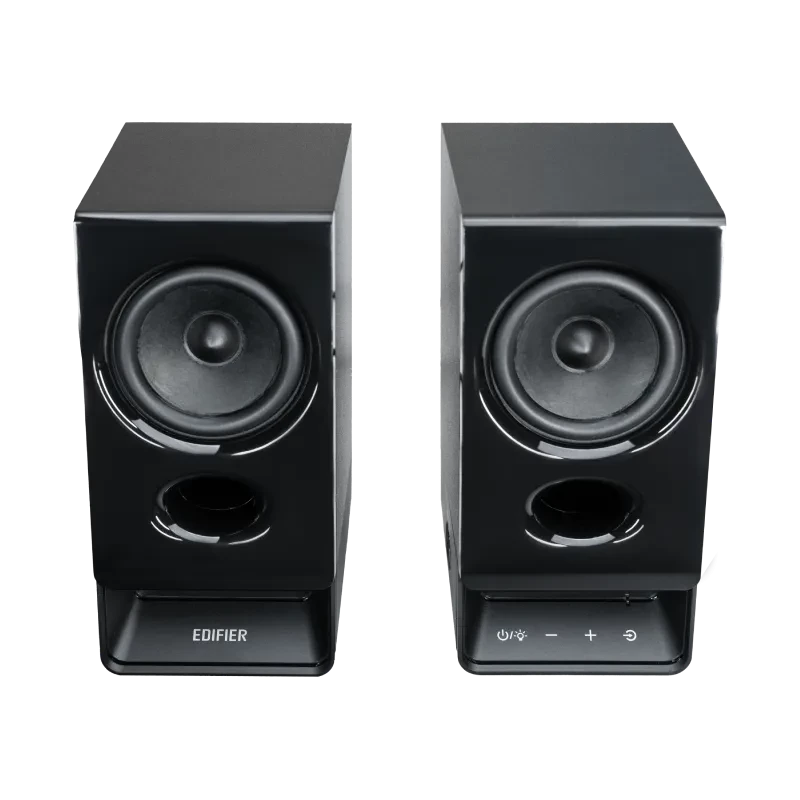 Edifier R20BT compacte Bluetooth 2.0-luidsprekers met omgevingslicht, zwart