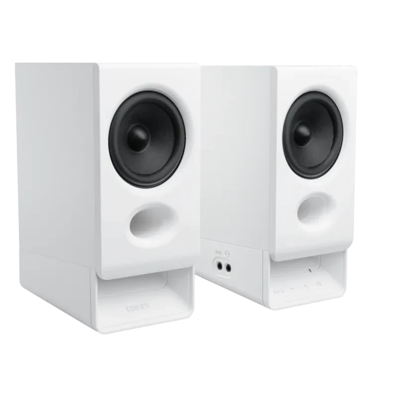 Edifier R20BT compacte Bluetooth 2.0-luidsprekers met omgevingslicht, wit