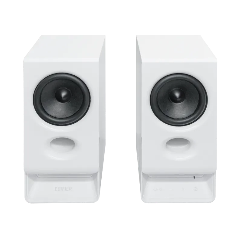 Edifier R20BT compacte Bluetooth 2.0-luidsprekers met omgevingslicht, wit