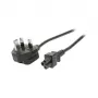 EFB EK499.1,8 UK-netkabel BS 1363A naar IEC C5 1,8 m zwart 3x0,75 mm²