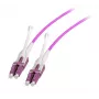EFB Elektronik Duplex jumper LC-LC OM4 3m met push/pull-tab en verwisselbare polariteit