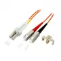 EFB-Elektronik Duplex Jumper LC-SC 62.5/125µm OM1 LSZH Oranje 2,0mm 2m