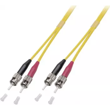 EFB Elektronik duplex jumper ST-ST 9/125µm OS2 LSZH geel 0,5m