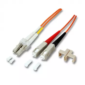 EFB-Elektronik ECOFIBER Duplex Jumper LC-SC 50/125 µm OM2 LSZH Oranje 2,0 mm 3 m