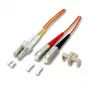 EFB-Elektronik ECOFIBER Duplex Jumper LC-SC 50/125 µm OM2 LSZH Oranje 2,0 mm 3 m