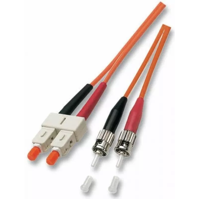 EFB-Elektronik ECOFIBER duplex jumper SC-ST 50/125µ OM3 LSZH aqua 3,0mm 15m