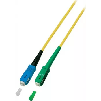 EFB Elektronik ECOFIBER O0928.10 Simplex glasvezel patchkabel SC/APC 8 graden, 9/125 um, 10 m, LSZH