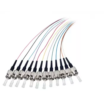 EFB Elektronik Fibre Pigtail ST-II 9/125 OS2 12-kleurenset 2m