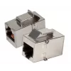 EFB Elektronik Keystone adapter module RJ45 bus naar bus STP Cat.5e roestvrij staal - 37508.1V3