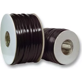 EFB Elektronik modulaire platte kabel 4-aderig zwart, 500 m ring 91104.500