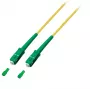 EFB Elektronik netwerkkabel SC/APC singlemode (M) 2m duplex OS2 LSZH geel