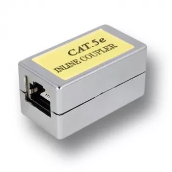 EFB-Elektronik RJ45 bus naar RJ45 bus CAT 5e afgeschermde netwerk-koppelstuk, grijs 37529,1