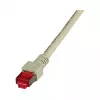 EFB-Elektronik RJ45 patchkabel Cat.6 S/FTP LSZH grijs 0,75m