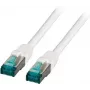 EFB-Elektronik RJ45 patchkabel Cat.6A S/FTP LSZH wit 0,5m
