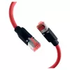 EFB ELEKTRONIK RJ45 patchkabel Cat.6A S/FTP PUR Draka UC900 TM21 rood 0,25 m