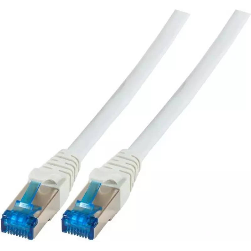 EFB-Elektronik RJ45-patchkabel Cat.6A S/FTP PVC UL grijs 7,5m