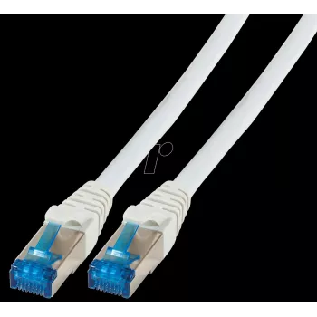 EFB-Elektronik RJ45-patchkabel Cat.6A S/FTP PVC UL grijs 7,5m