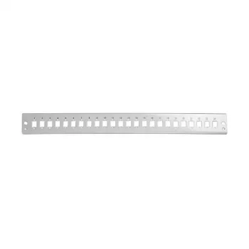 EFB Elektronik VSB-FP-12SC-S 12-poorts glasvezel frontplaat grijs