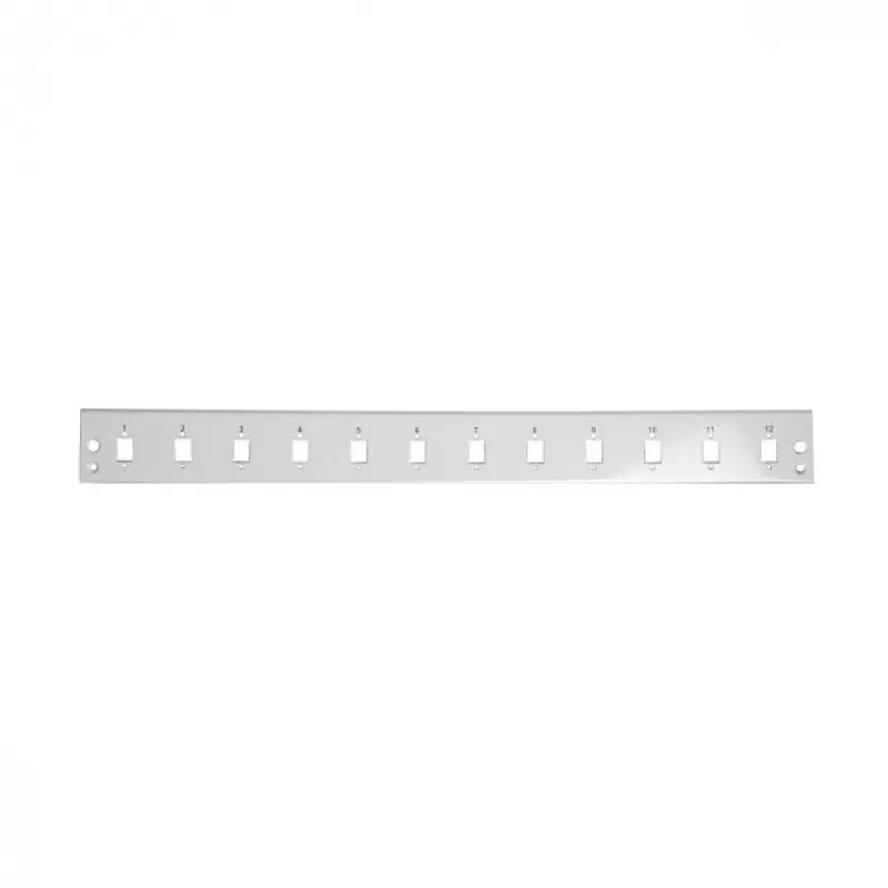 EFB Elektronik VSB-FP-12SC-S 12-poorts glasvezel frontplaat grijs