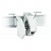 EFB ET-25185.1 linker afdekplaat voor keystone-moduledrager ET-25186.V2