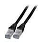 EFB K5538SW.7,5 Cat.6A S/FTP TPE patchkabel RJ45 7,5m zwart