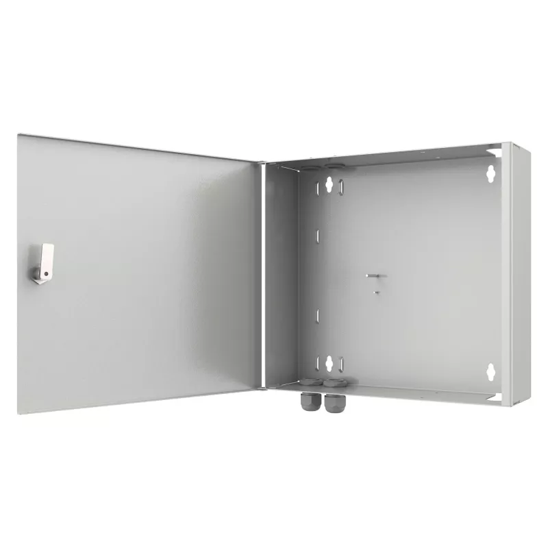 EFB mini wandbehuizing 5 modules 290x320x88mm, lichtgrijs (RAL 7035), IP30, afsluitbaar