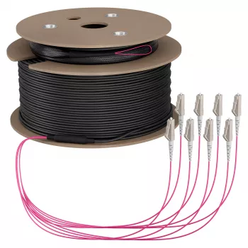 EFB trunkkabel U-DQ ZN BH OM4 8G 1x8 LC-LC 60m Dca LSZH