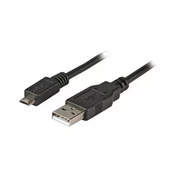 EFB USB 2.0-kabel A naar Micro-B 5-polig, 0,5 m, zwart, Classic