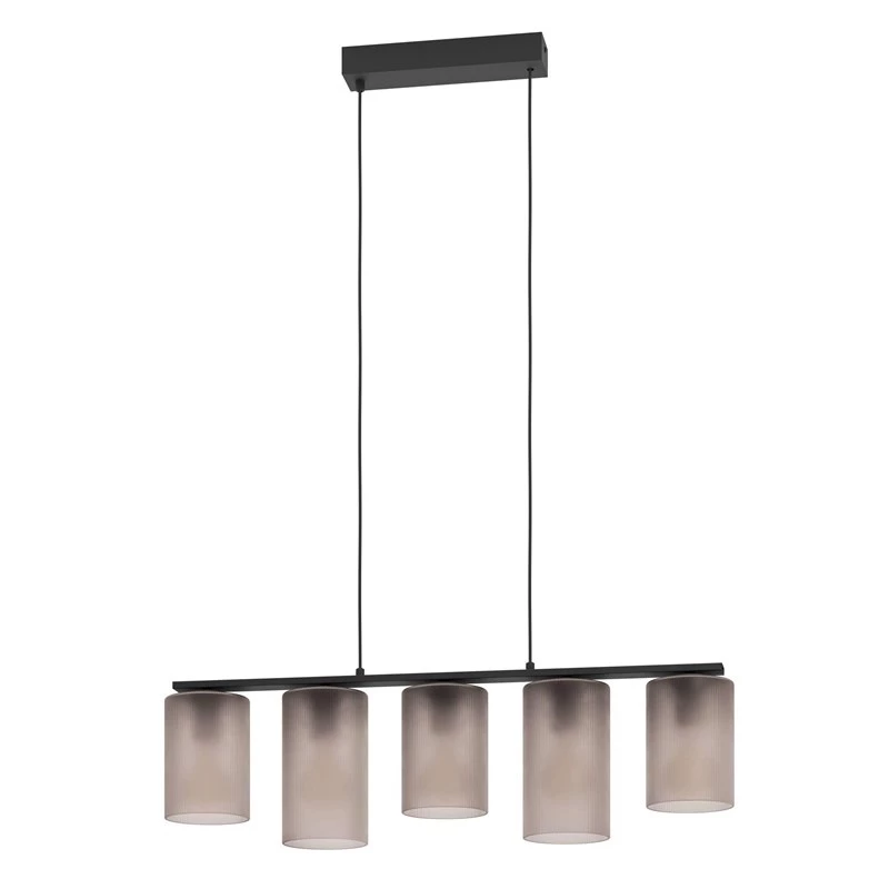 EGLO Colomera tafellamp, flexibele arm, zwart, grijs, E27