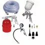 Einhell 4132776 persluchtgereedschapsset 5-delig met uitblaaspistool, bandenpomp, verfspuitpistool, onderbodembeschermingspistool en 4m spiraalslang