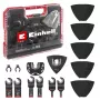 Einhell 708135 XL-PLUS-CASE BiM HSS multifunctioneel gereedschap-accessoireset, 10 delen