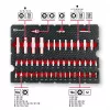 Einhell E-Case 92-delige gereedschapsset (370514) - chroom-vanadiumstaal, zwart/rood