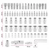 Einhell E-Case 92-delige gereedschapsset (370514) - chroom-vanadiumstaal, zwart/rood