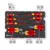 Einhell E-Case VDE gereedschapskoffer 24-delige elektricienset (rood/geel)