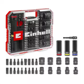 Einhell Impact Bit and Socket Set 1/2 inch 32-delige in XL Case