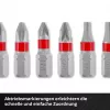 Einhell Karabiner Impact Bit Set 10-delig 1/4 inch zeskant impact-bits met karabinerclip