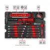 EINHELL-KWB E-Case gereedschapskoffer verhuizing, 79-delig (zwart/rood)