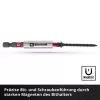 EINHELL-KWB impact bit- en dopsleutelset in M-CASE, 39-delige