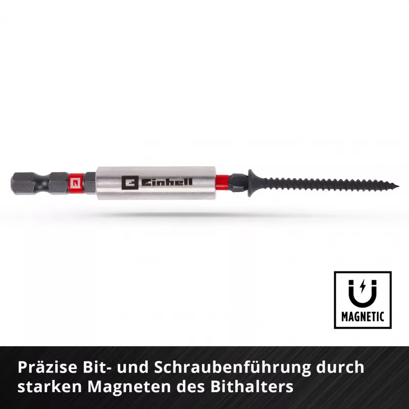 EINHELL-KWB impact bit- en dopsleutelset in M-CASE, 39-delige