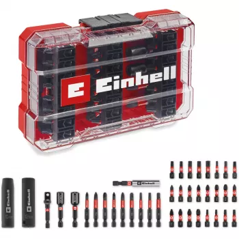 EINHELL-KWB impact bit- en dopsleutelset in M-CASE, 39-delige