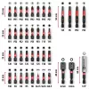 EINHELL-KWB Impact Bitset in M-CASE, 39-delige (met doppen)