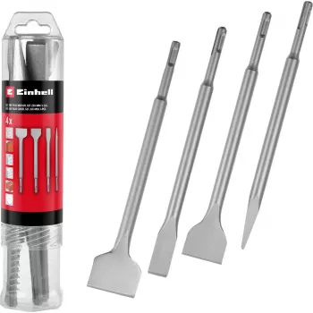 EINHELL-KWB SDS-plus beitelset 250 mm, 4-delig