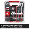 EINHELL-KWB dopsleutel- en bitset 1/4 inch 37-delig in L-CASE
