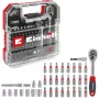 EINHELL-KWB dopsleutel- en bitset 1/4 inch 37-delig in L-CASE